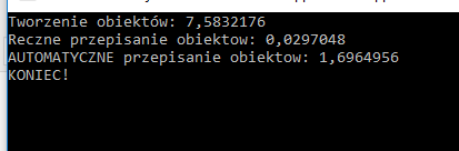 Wynik mojego testu